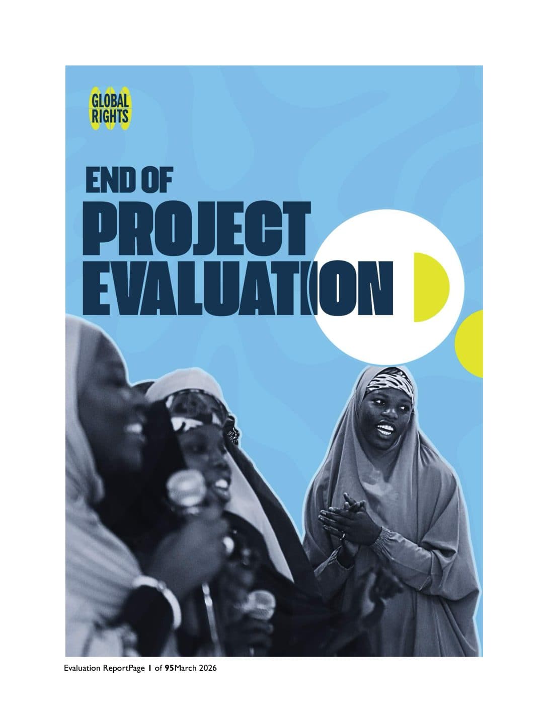 Cover of From Silence to Systems: Endline Report Global Rights/FCDO Project Sokoto & Kano 2025.