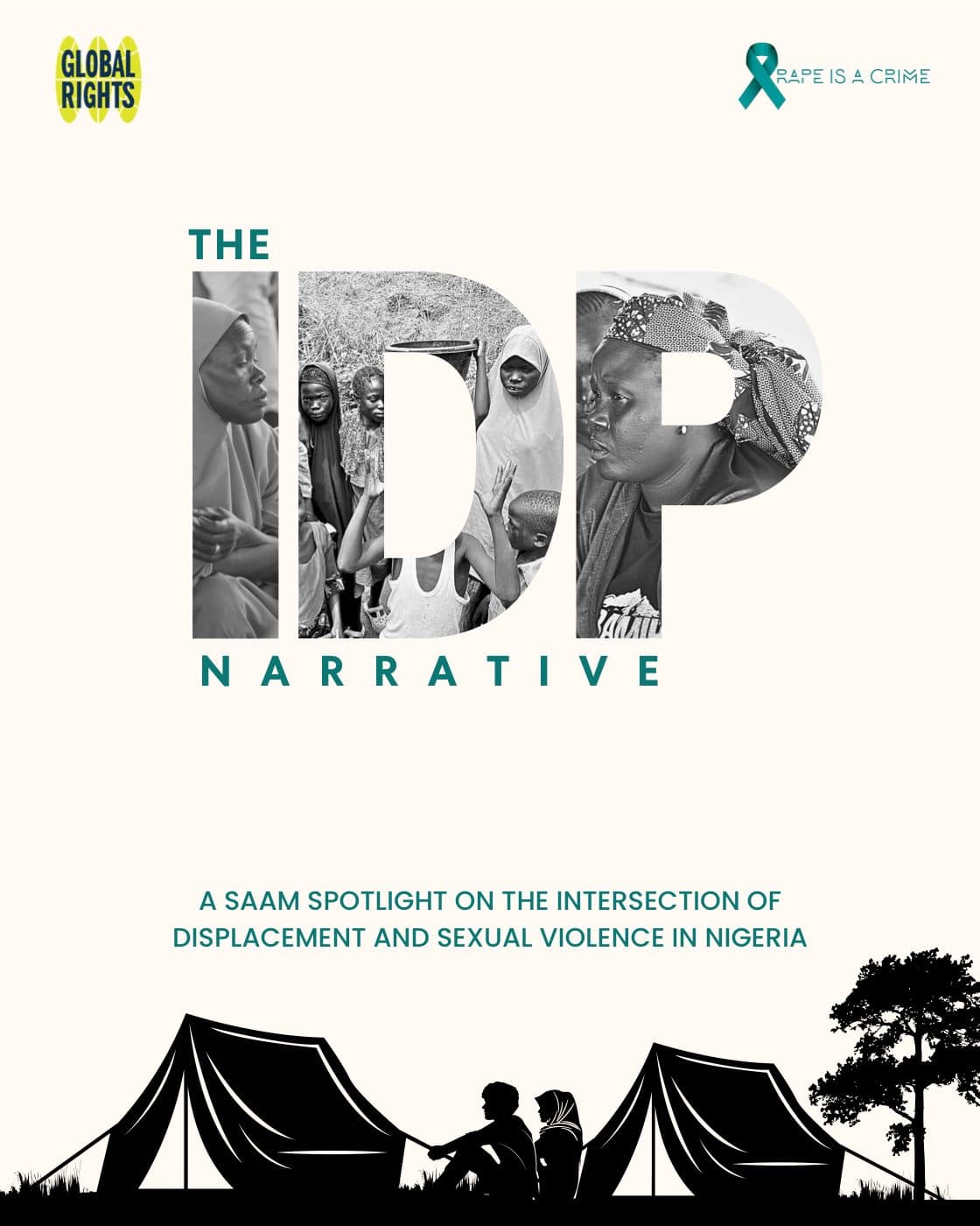 Cover of At the Margins: The Overlooked Crisis of Sexual Violence in Nigeria’s Displacement Camps.