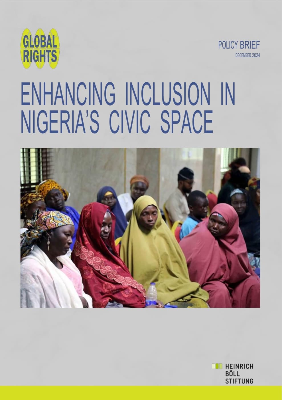 Cover of Enhancing Inclusion in Nigeria’s Civic Space.
