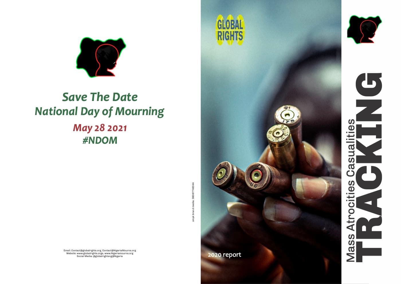 Cover of the Global Rights 2020 Mass Atrocities Casualties Tracking report.